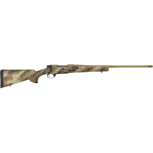 Howa M1500 Fence Line Bolt Action Rifle 300 PRC 24" Bronze Threaded Barrel Bronze Frame Scorched Dark Earth Field Stock