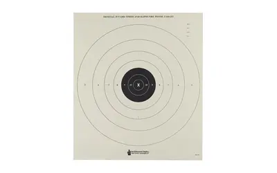 ACTION TGT BULLSEYE PAPER 100PK