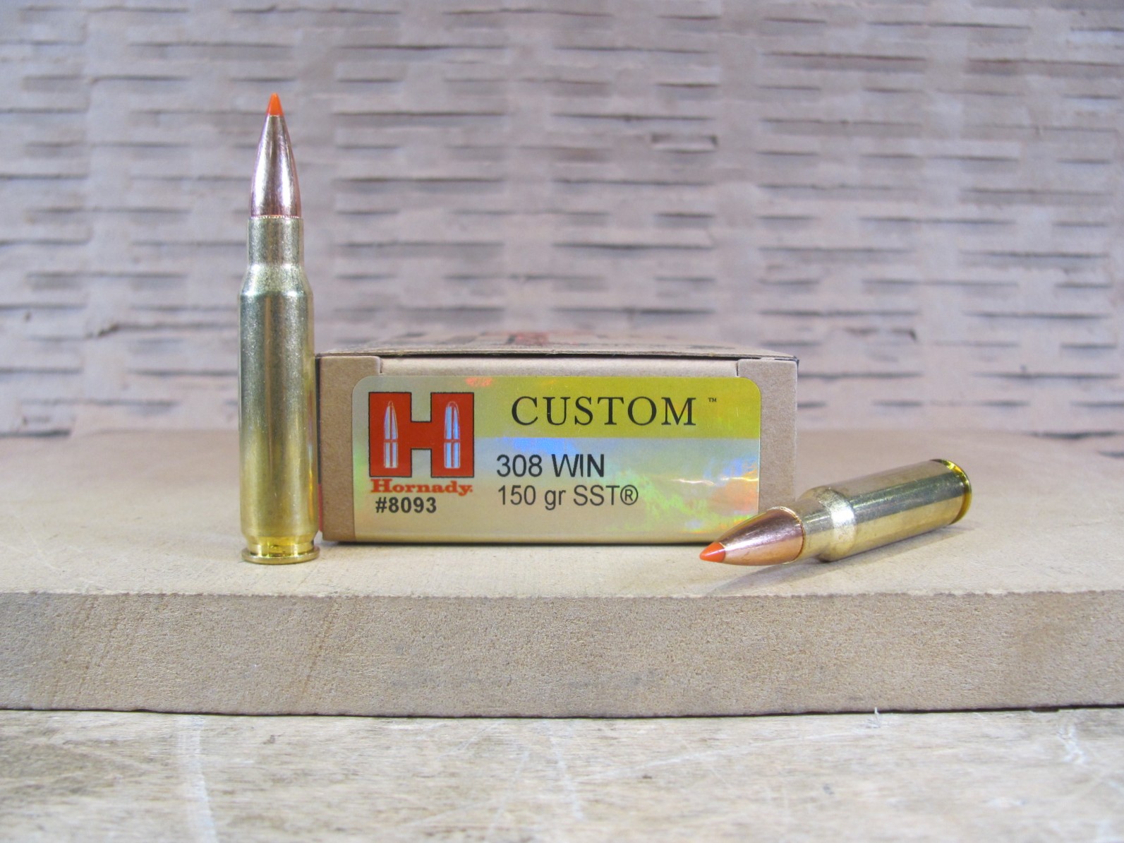 20 Round Box – 308 Win 150 Grain SST Hornady Custom Ammo – 8093