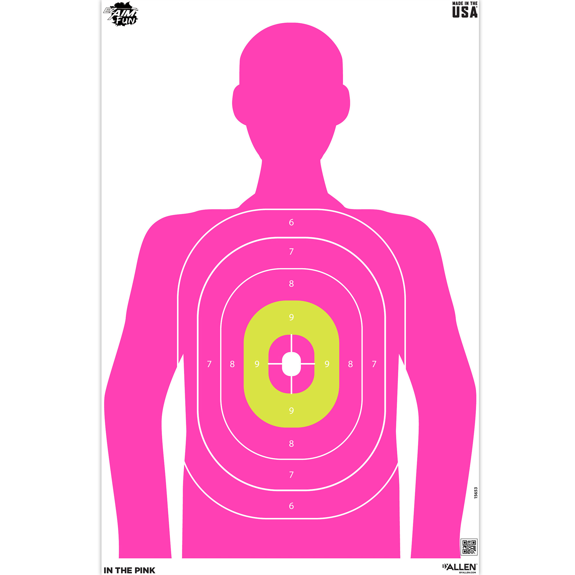 Allen EZ Aim Paper Target, 12" x 18" - 15653