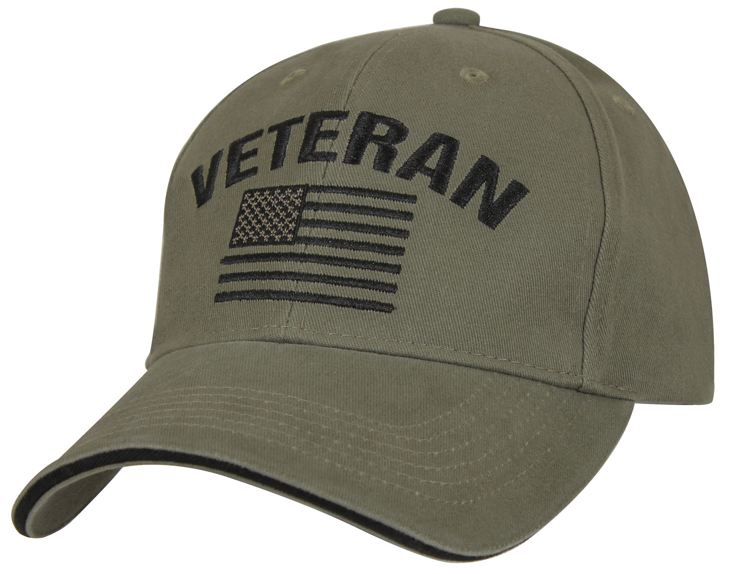 Rothco Vintage Veteran Low Pro Cap - Olive Drab