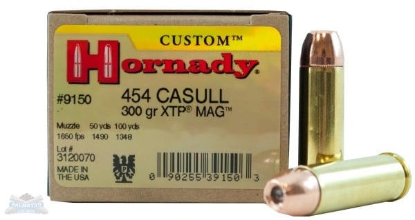 Hornady 454 Casull 300gr XTP Custom Pistol Ammunition 20rds - 9150