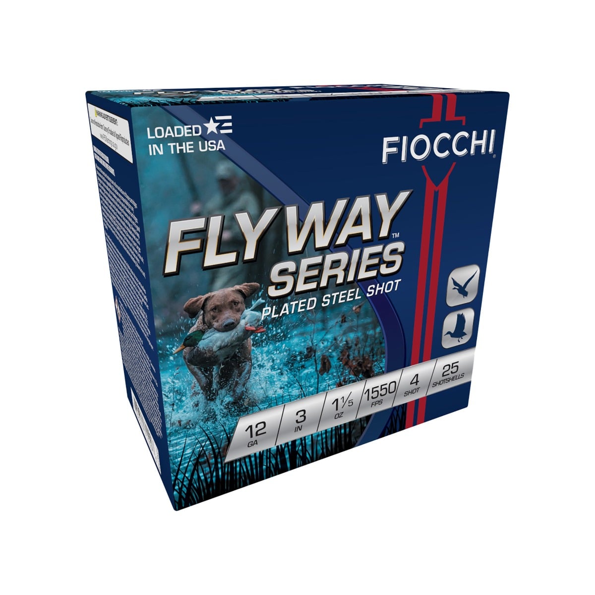 Fiocchi Flyway Shotgun Loads 12 ga. 3 in. 1 1/5 oz. 4 Shot 25 rd. - No Credit Card Fees - Low, flat rate shipping