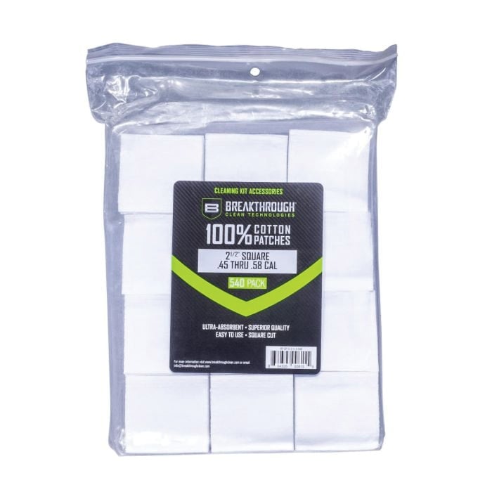 Breakthrough Clean 100% Cotton Square Patches 2.50" x 2.50" - BT-CP-S-2-1/2-540
