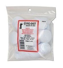 PRO-SHOT 6mm-.30CAL. 1 1/2 Round Cleaning Patches 300CT