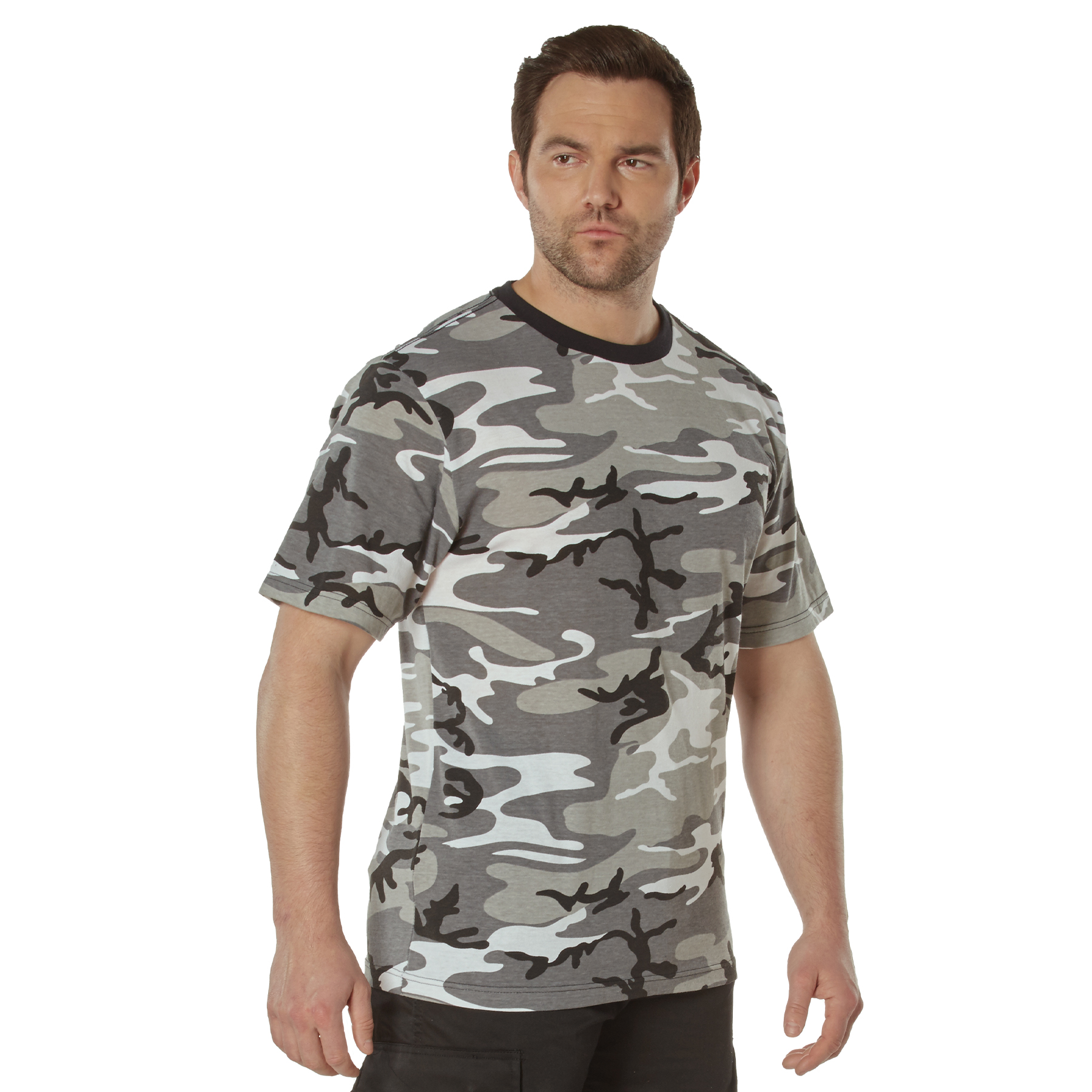 Rothco Full Comfort Fit T-Shirt - City Camo, Small
