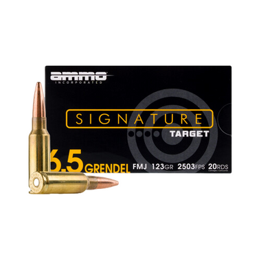 Ammo Inc 6.5 Grendel 123 Grain FMJ Ammo