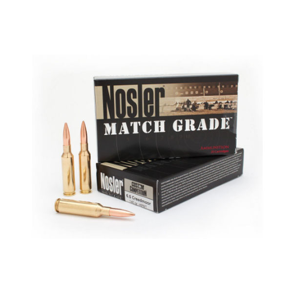 Nosler Match Grade Rifle Ammunition 6.5mm Creedmoor 140 gr. CC HPBT 20 rd. - No Credit Card Fees - Low, flat rate shipping