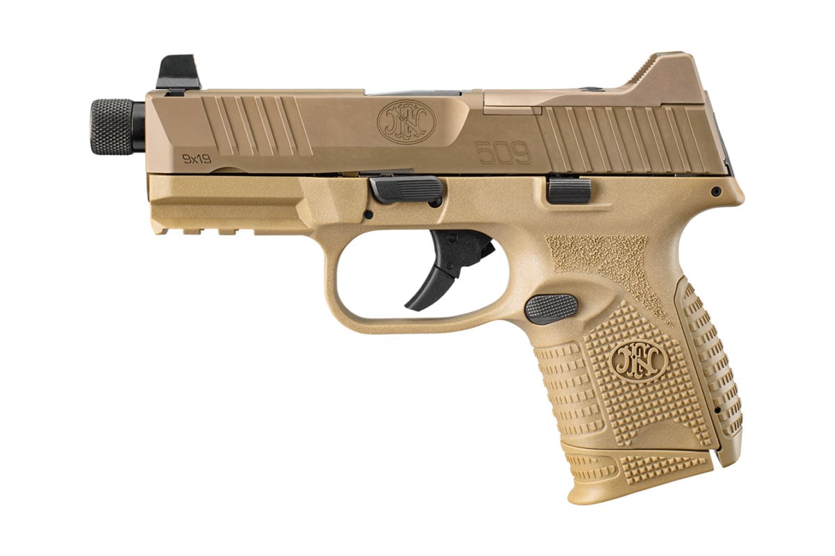FN 509C TACT 9MM FDE 10+1 NS TB - No Credit Card Fees - Low, flat rate shipping