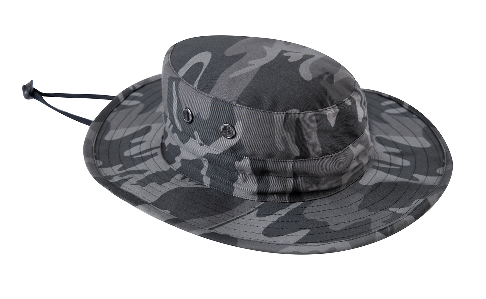Rothco Adjustable Boonie Hat - Black Camo