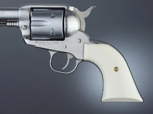 Hogue Grips Ruger Blackhawk/Vaquero Ivory Polymer Cowboy Panels