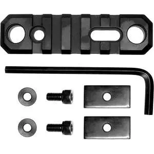 Grovtec US Inc GTSW192 Picatinny Rail Stock ARBlack Hardcoat Anodized