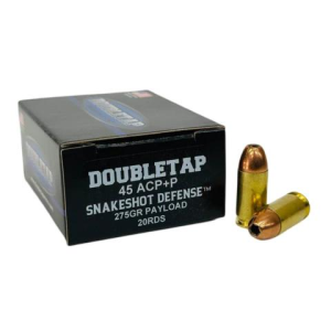 Double-Tap Double Tap DT SnakeShot Handgun Ammunition .45 ACP(+P) 275gr JHP 20/ct