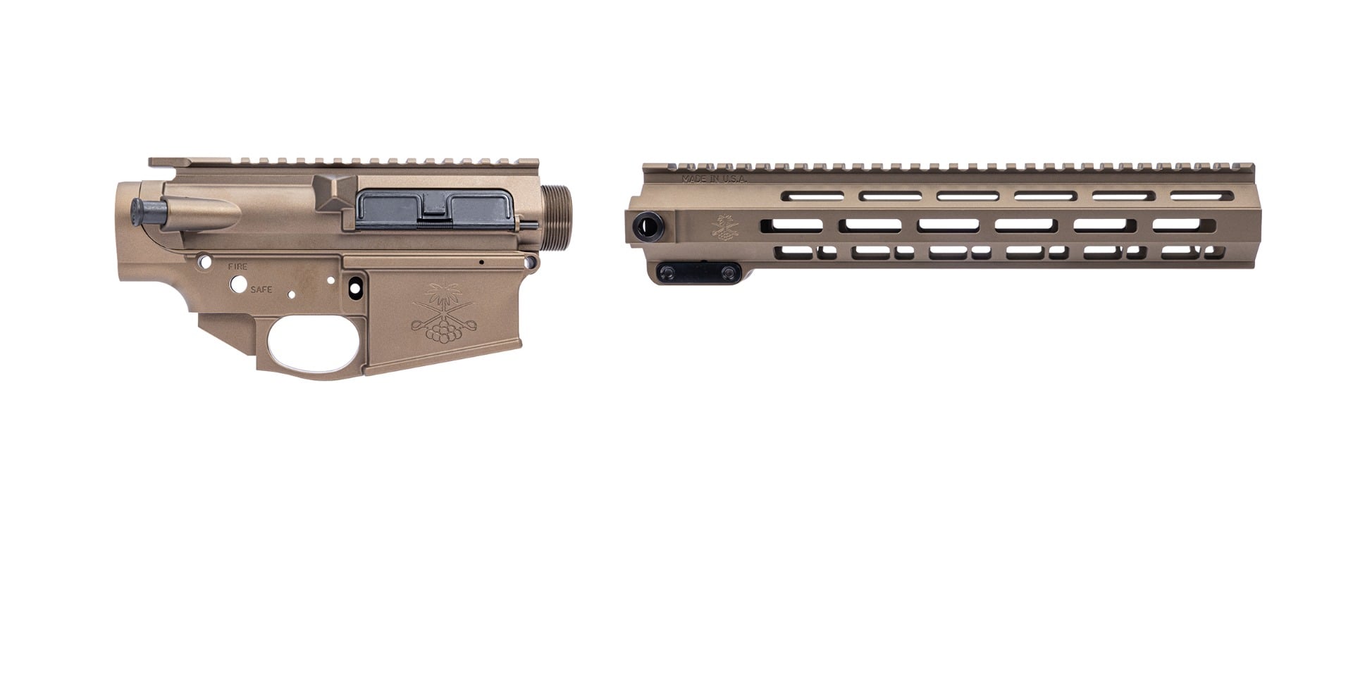Sabre-10 Builder Set - 12.5" QDSM Rail, Burnt Bronze
