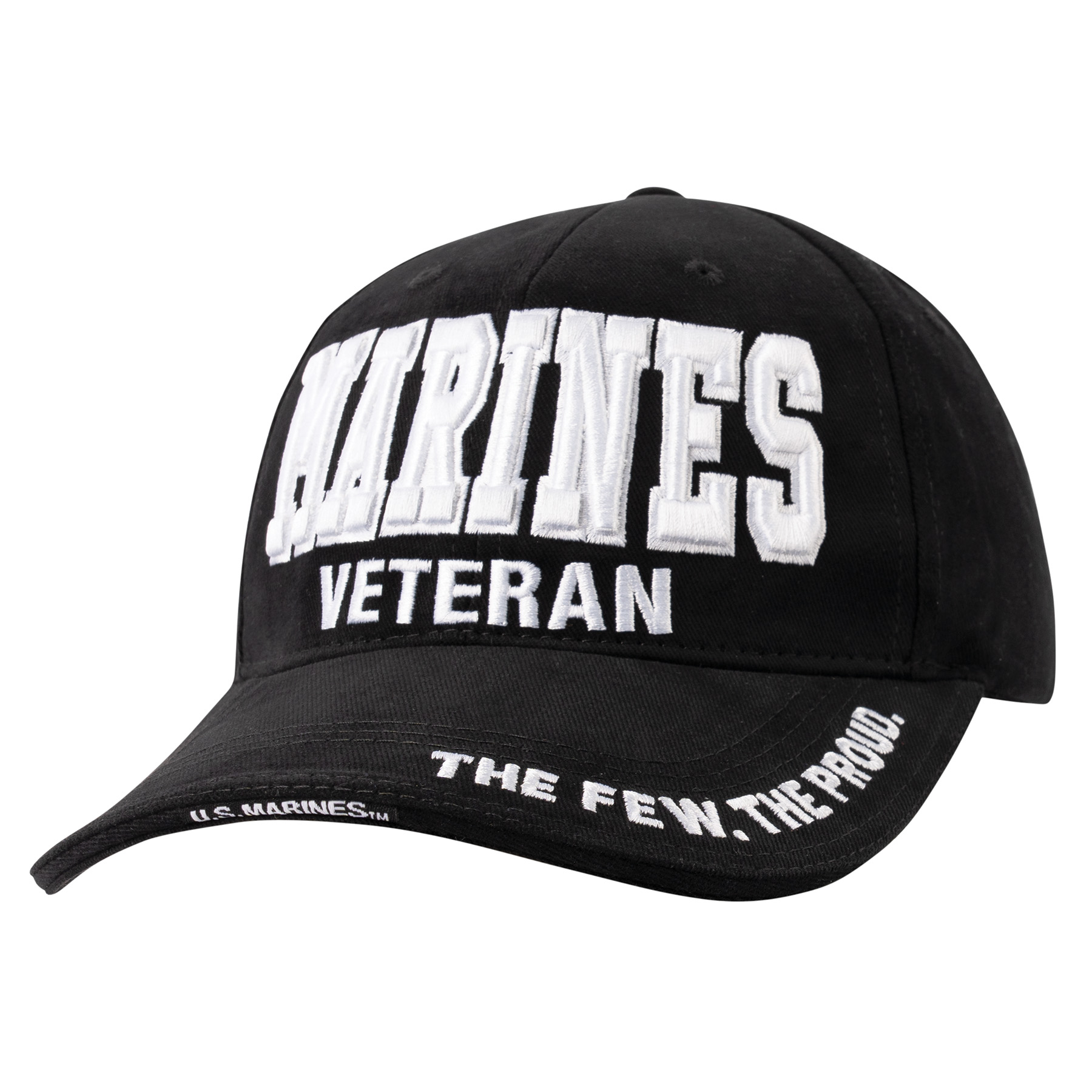Rothco Deluxe Low Profile Military Branch Veteran Cap - Emblem Marines