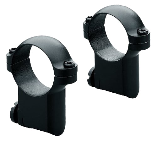 Leupold Ruger #1 and 77/22 1" Low Steel 2-Piece Scope Ring, Gloss Black - 49950