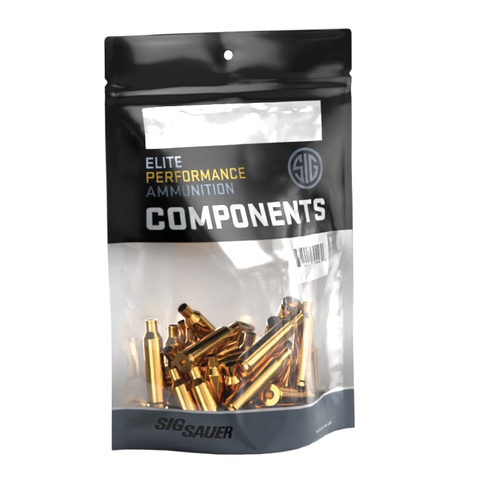 Sig Sauer .22-250 Remington Unprimed Component Rifle Brass, 50rds