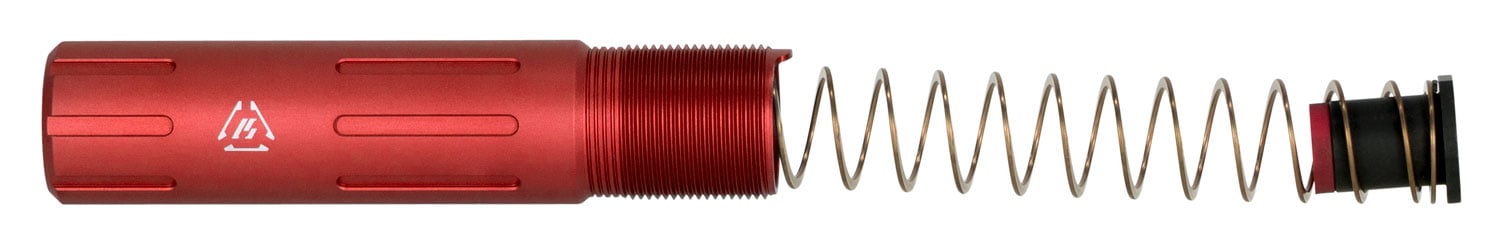 Strike Industries 7075 T6 Aluminum AR Pistol Buffer Tube, Red - ARSPRESLICKRED