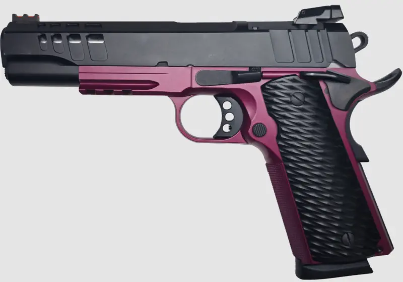 GLFA 1911 9MM 5" SS BLACK CHERRY