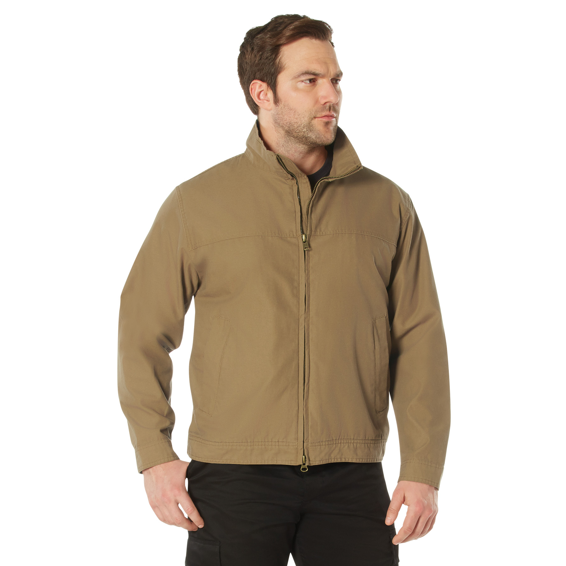 Rothco Lightweight Concealed Carry Jacket - Coyote Brown, Medium