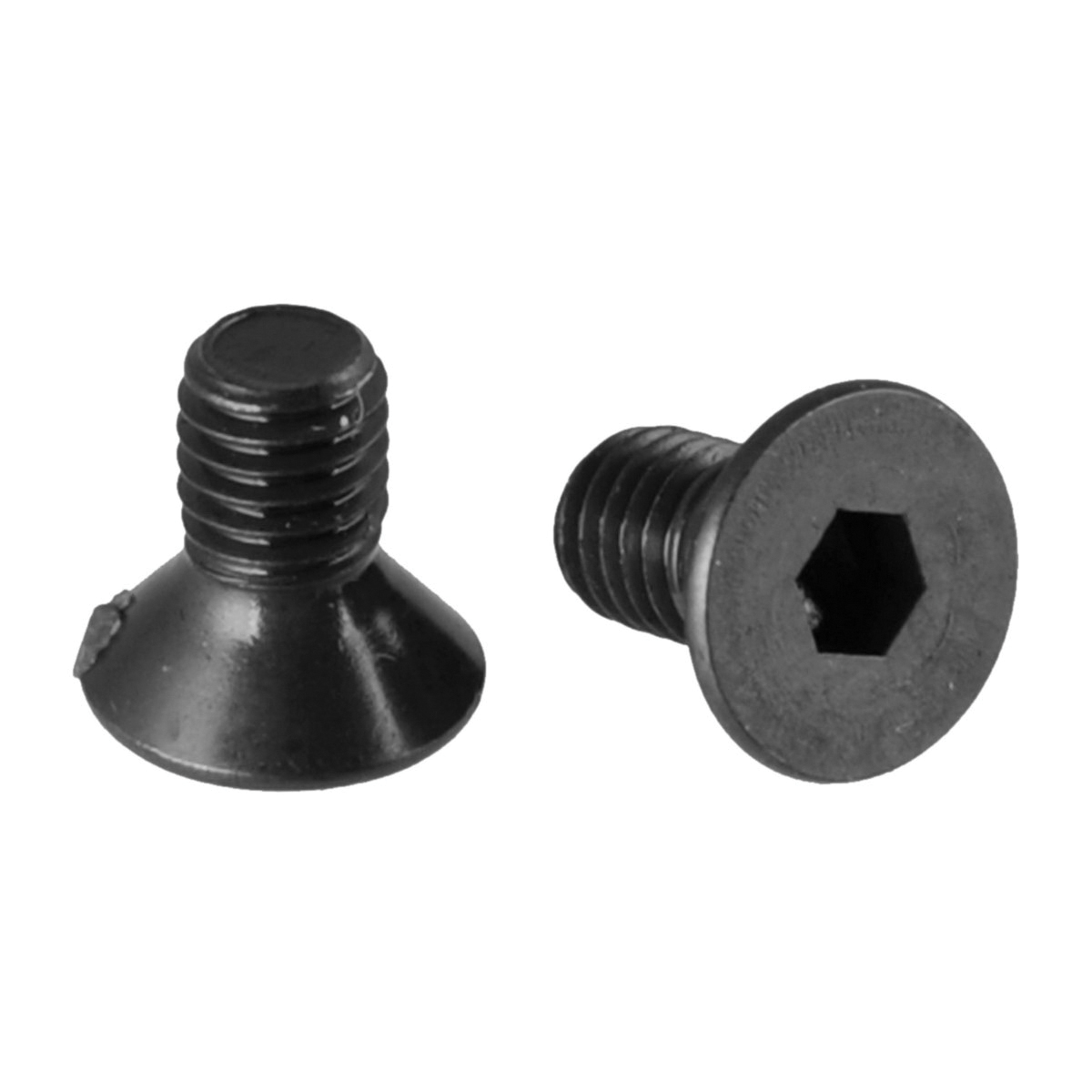 Brownells 2-Pack Bipod Hex Drive Flat Head Screw #10-32 x 3/8", Black