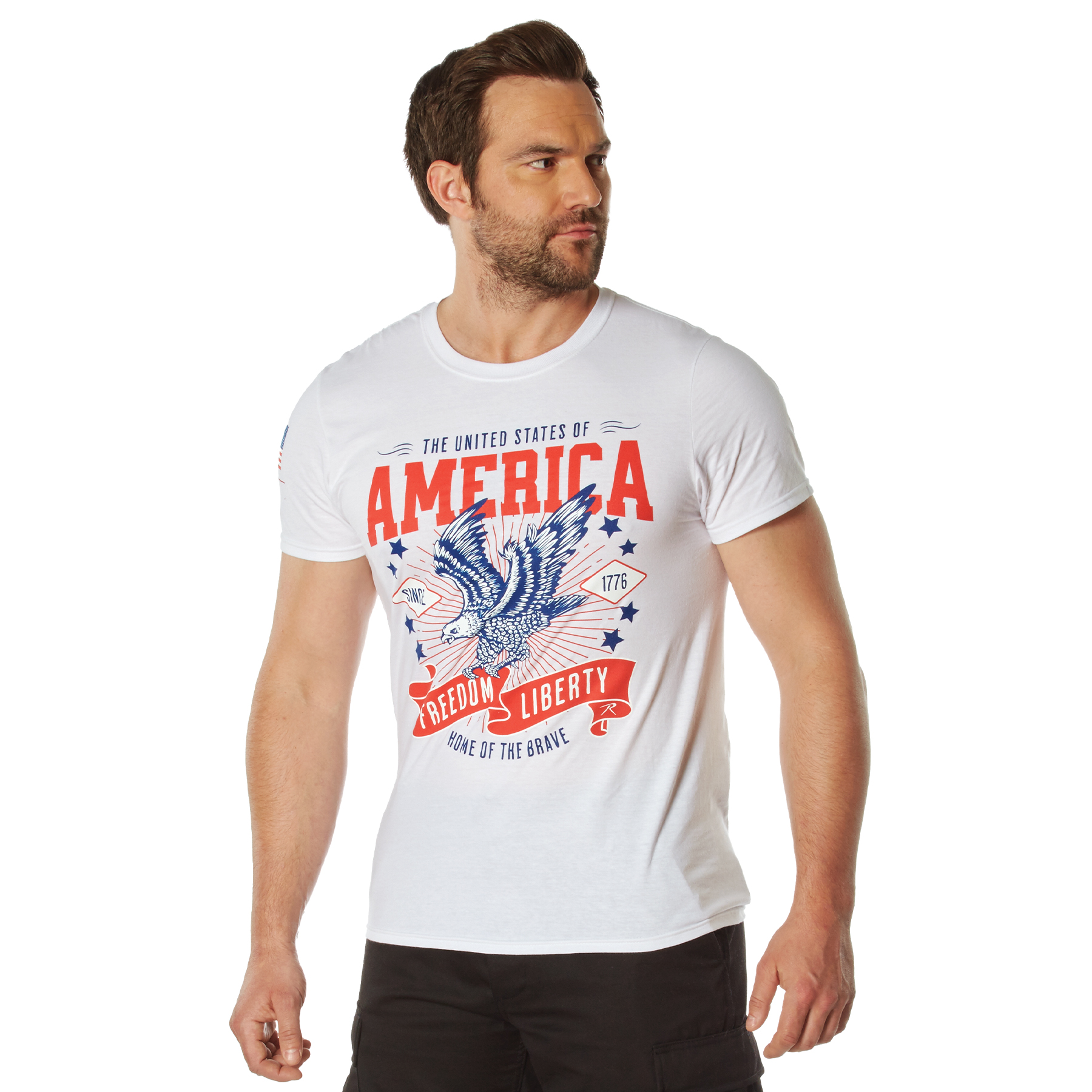 Rothco Freedom Liberty T-Shirt - White, Medium