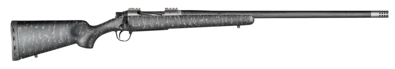 Christensen Arms CA10268315331 Summit TI Full Size 7mm Rem Mag 3+1, 26" Natural Titanium Steel Threaded Barrel, Natural Titanium Aluminum Receiver, Black w/Gray Webbing Fixed Sporter Stock