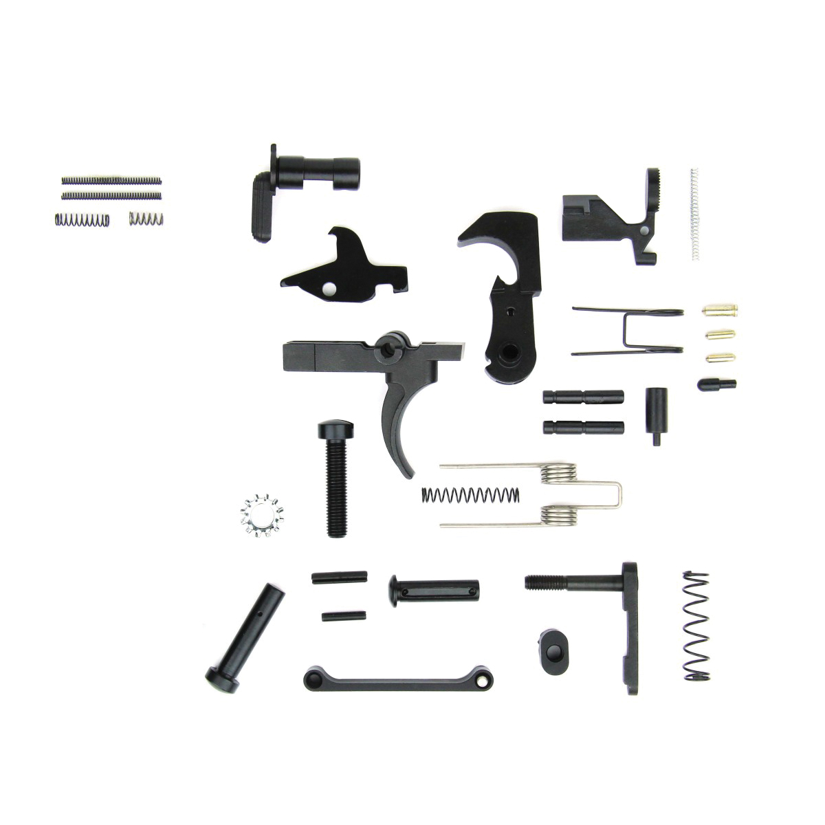TacFire Lower Parts Kit, Black