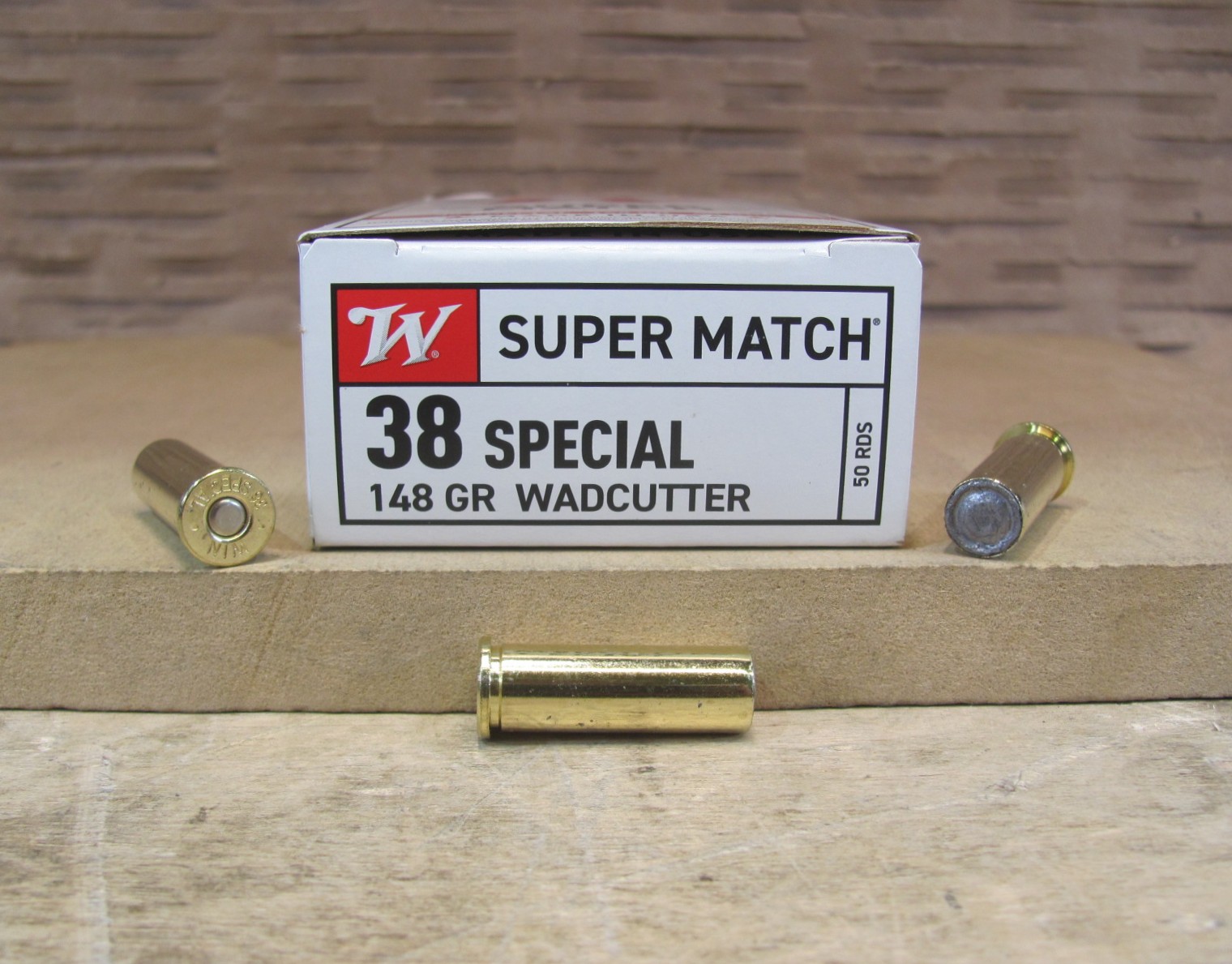 500 Round Case – 38 Special 148 Grain Super Match LWC Winchester Super X Ammo – X38SMRP