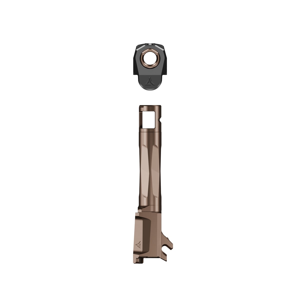 Radian Weapons Afterburner + Ramjet Barrel and Compensator 9mm Fits Sig Sauer P365, Bronze/Black
