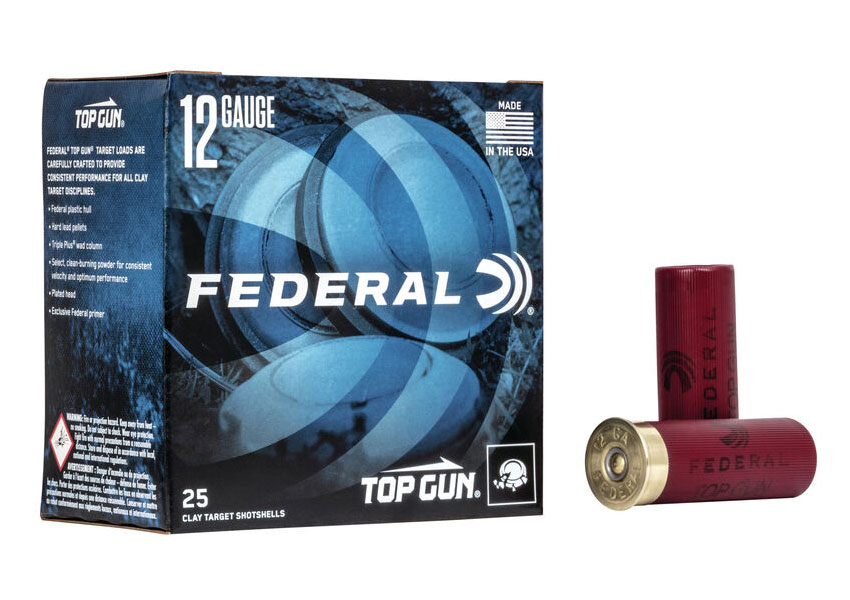 Federal Top Gun 2.75" 1 1/8oz #7.5 Shot 12 Gauge Ammo 25 Rounds - TGL1275
