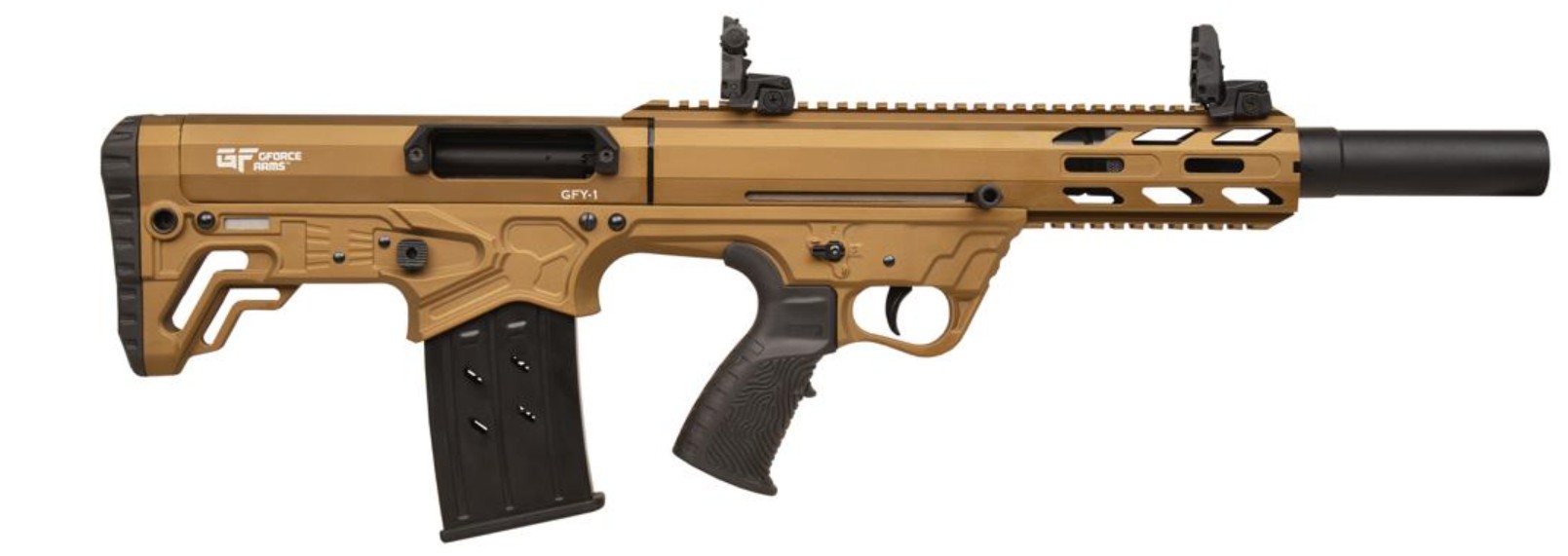 GForce Arms GFY-1 18.5" 12 Gauge Semi-Auto Bullpup Shotgun, Burnt Bronze
