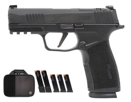 Sig Sauer P365 TACPRO X-Series 3.7" 9mm Pistol W/ (3) 17rd, (2) 21rd Magazines & Savior Bag - 365XCA-9-BXR3-TACPRO