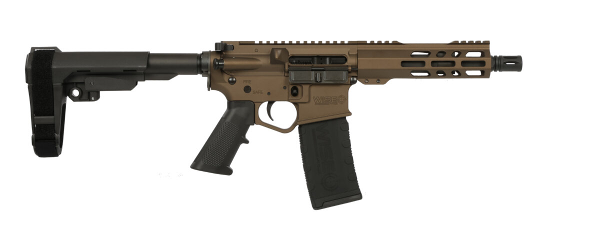 Wise Arms WA-15B 300BLK BRZ 7.5" SBA3 7.5-300-SBA3-MNB