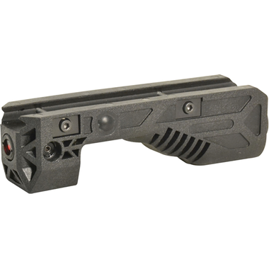 BUSHNELL AR RIFLE & PISTOL OPTICS HASTE FORWARD GRIP BLACK WITH RED LASER SIGHT