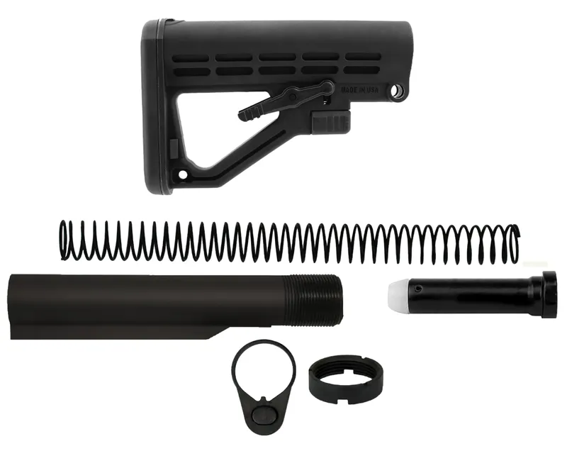 TacFire AR-15 Mil Spec Buffer Tube Kit Matte Finish