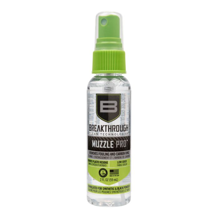Breakthrough Clean Muzzle Pro 1.25" x 1.25" x 5.25" Carbon Remover, 2 oz Pump Spray Bottle - BT-MZPRO-2OZ