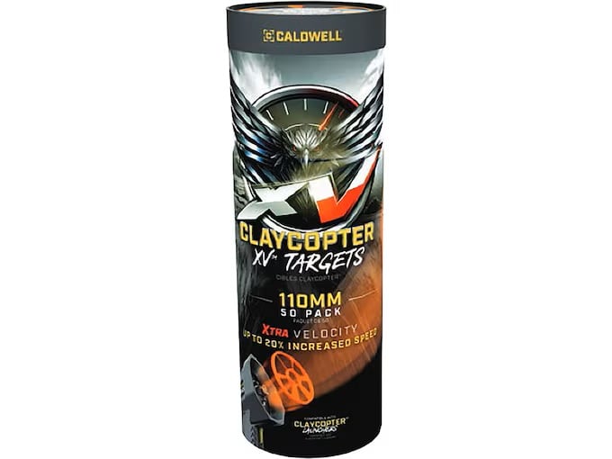 Caldwell ClayCopter XV 110mm Target 50 Pack Tube - 1243603