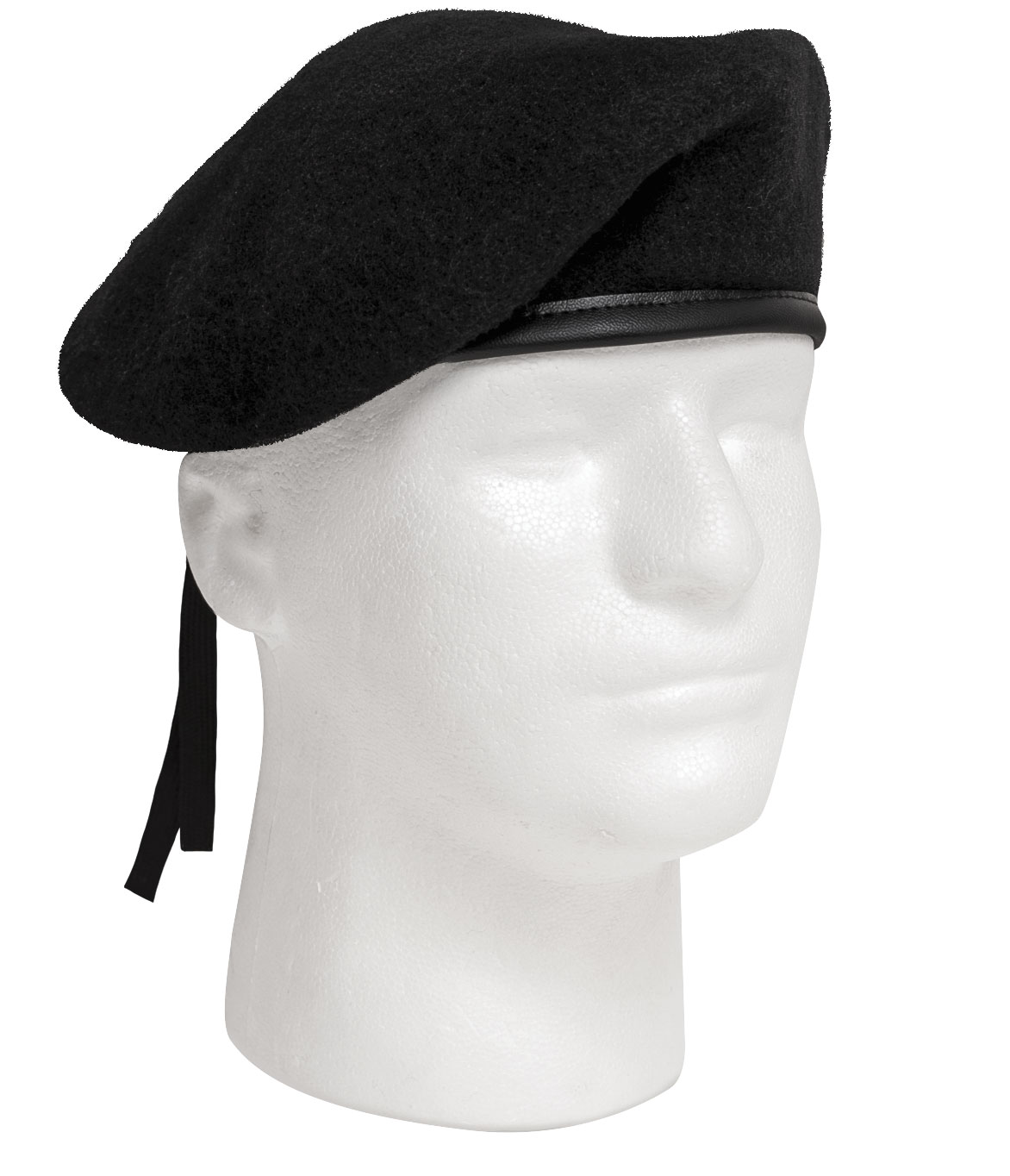 Rothco G.I. Style Beret - Black, Head Size 6 3-4