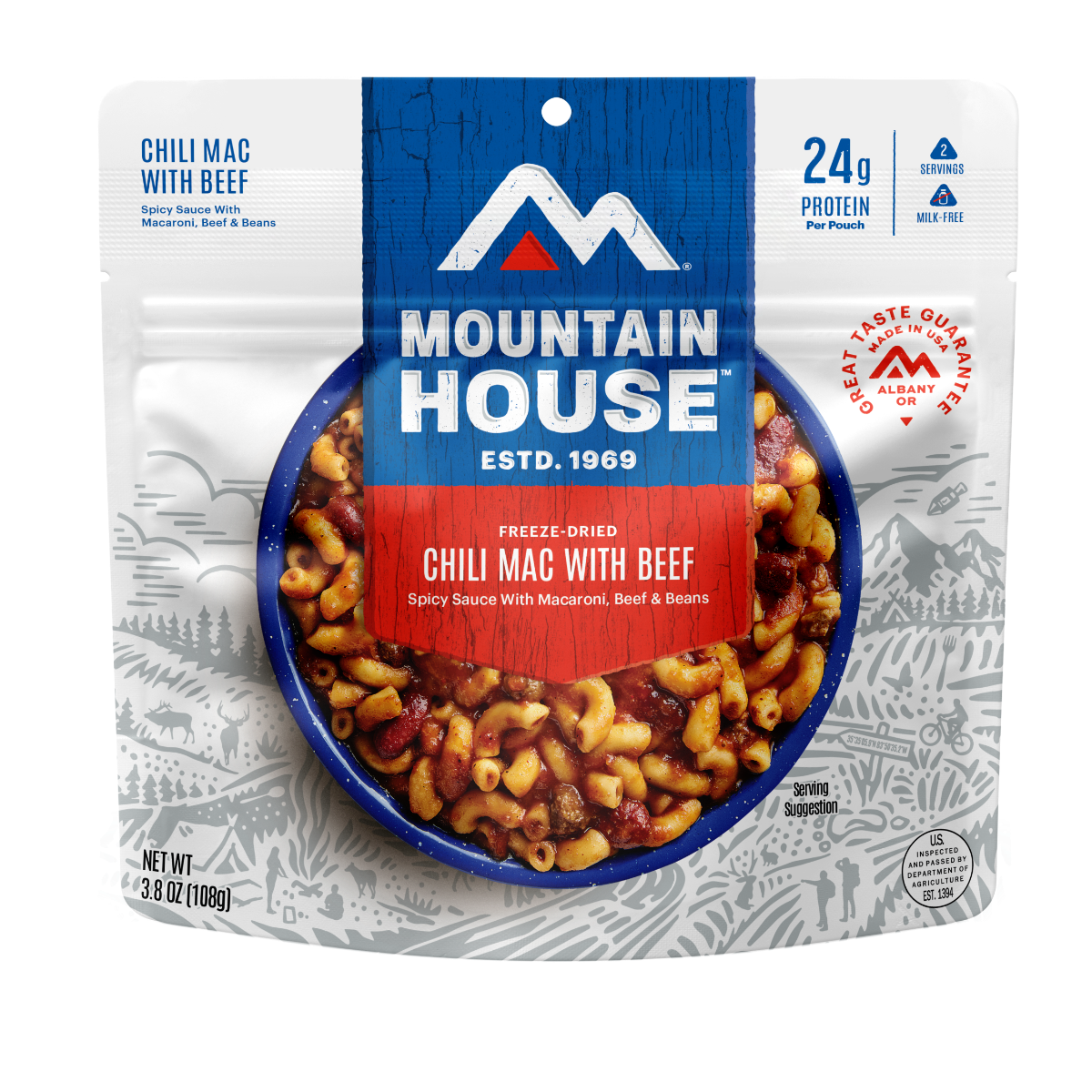 Mountain House Freeze Dried Chili Macaroni w/ Beef - 55106