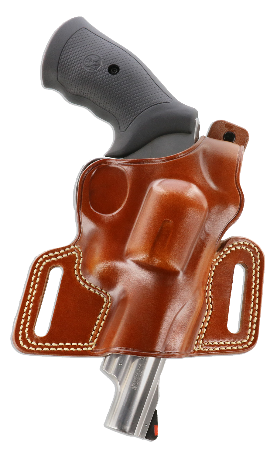 Galco Silhouette Right Hand Smooth Tan Leather Revolver Pancake Holster SIL104