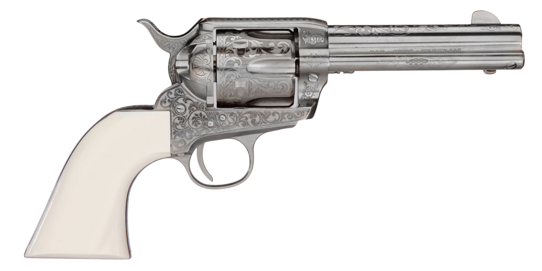 Taylors Company 1873 Outlaw Legacy 45LC Nickel Revolver