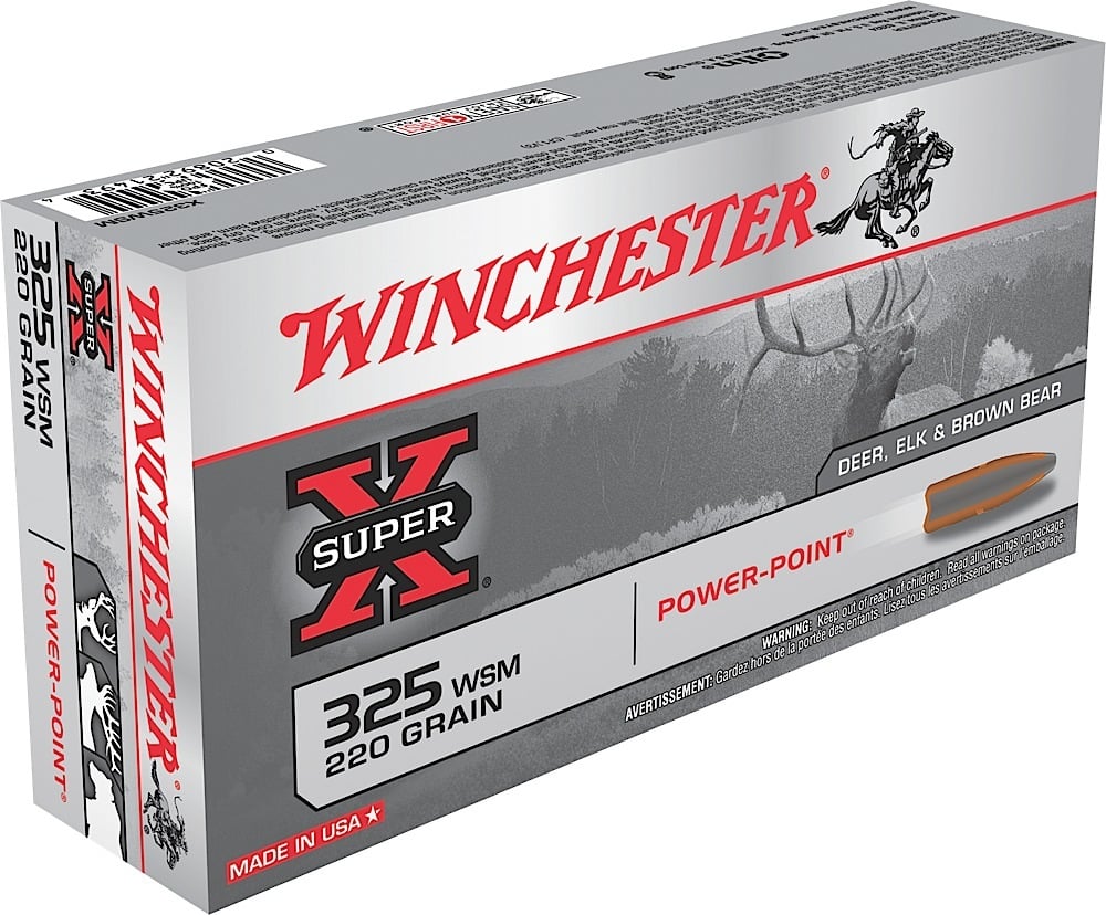 WINCHESTER SUPER X POWER POINT 325WSM 220GR 20RD BX 200RD CASE - No Credit Card Fees - Low, flat rate shipping