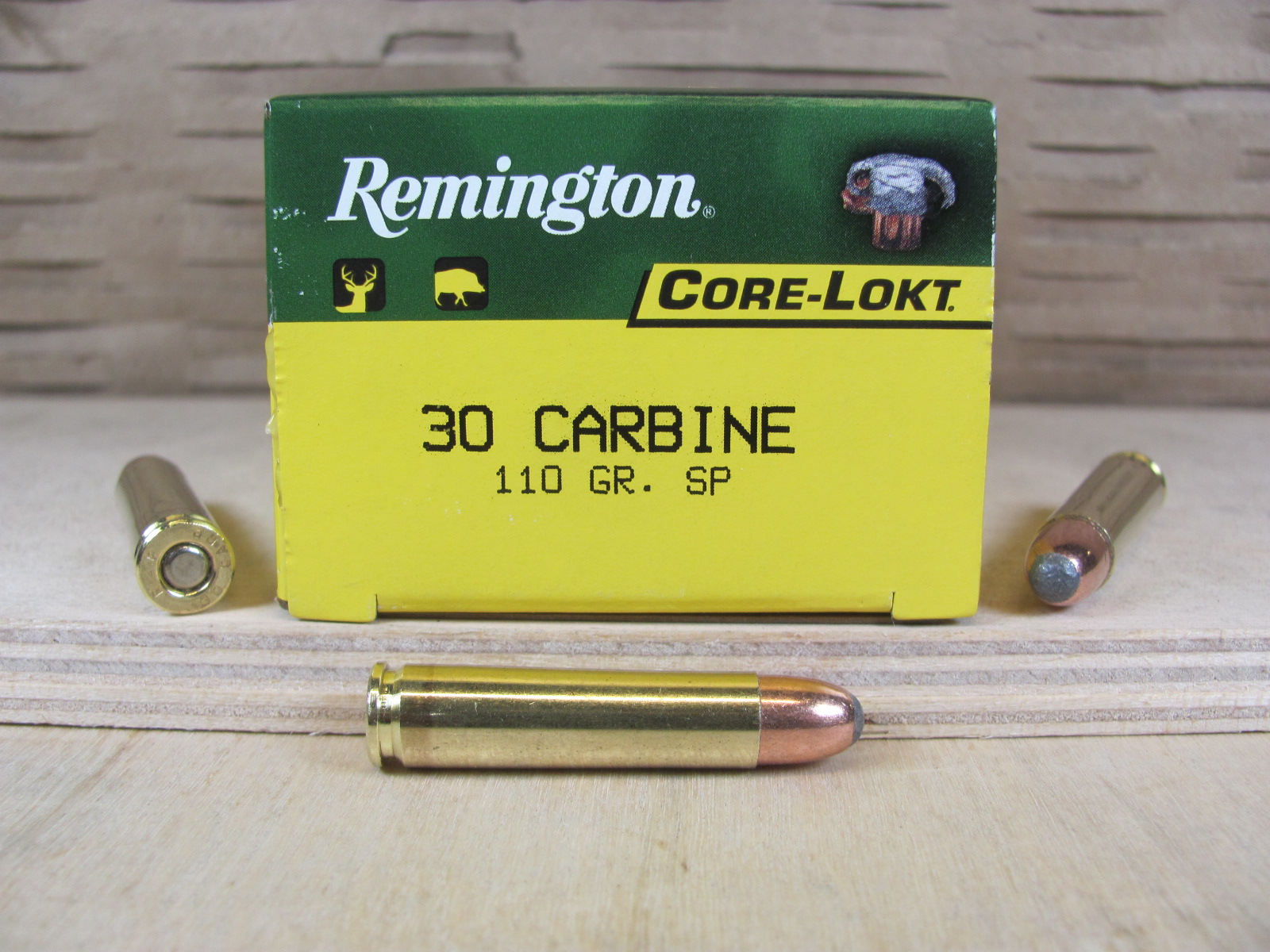 50 Round Box – 30 Carbine 110 Grain Soft Point Remington Core-Lokt Ammo – R30CAR