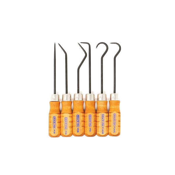 Grace USA 6-Piece Hook and Pick Set