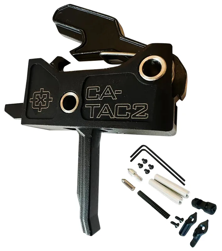 Cross Armory Tac 2 Flat Faced Black Two-Stage Drop-In Trigger