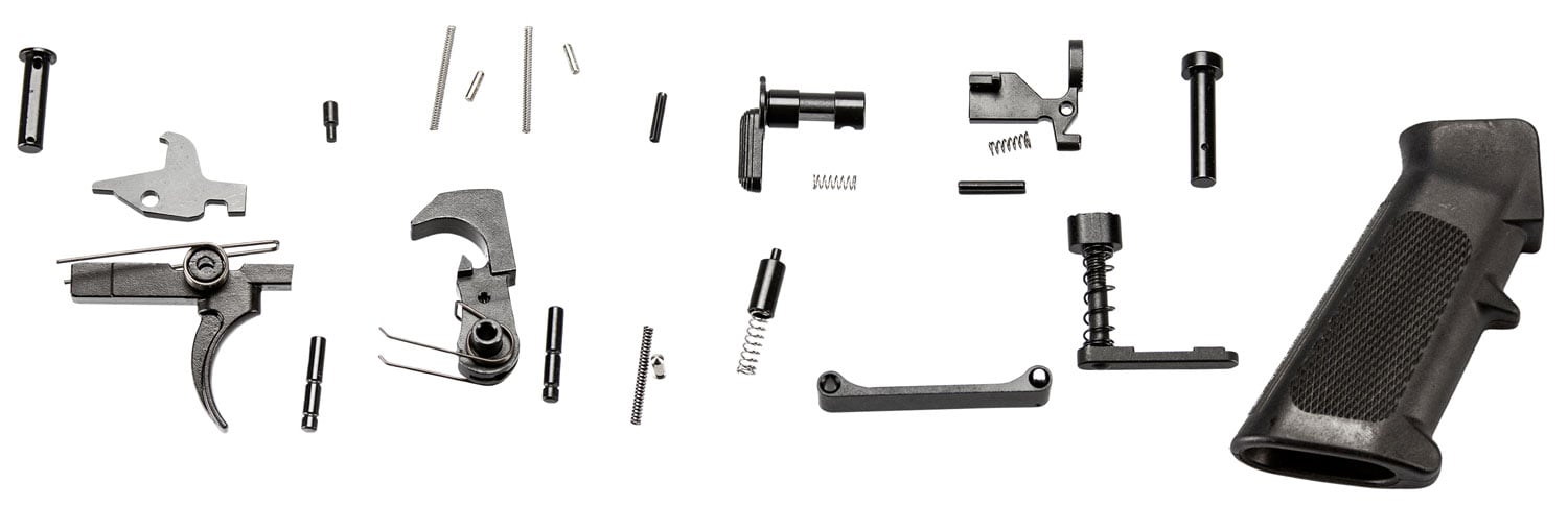 Aim Sports Lower Parts Kit for AR-15 Rifle, Black - ARCLPK
