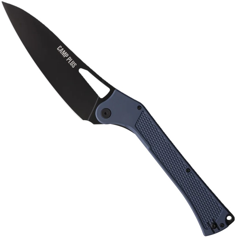Ontario Knife Company Camp Plus Linerlock Folding Knife, Gray