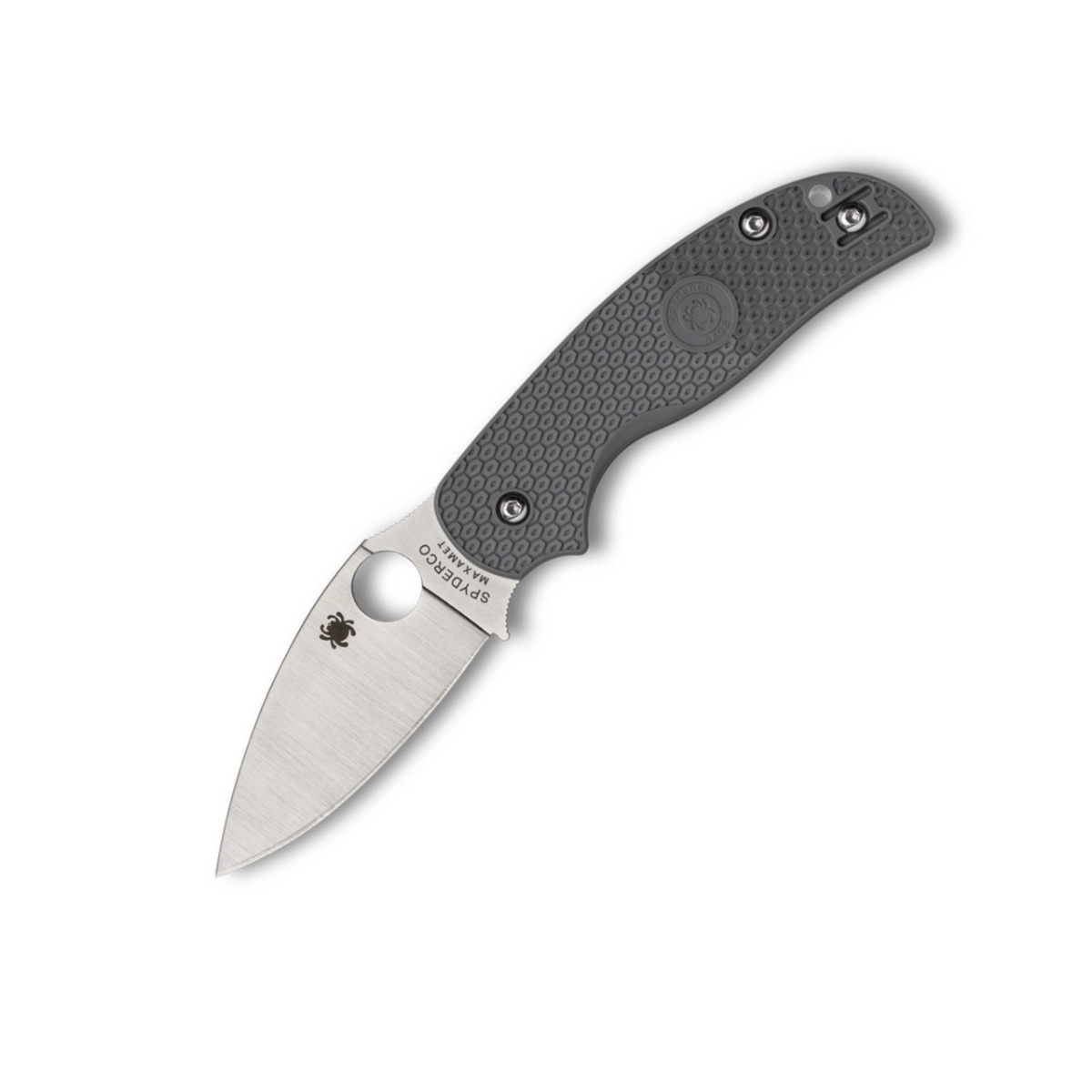 Spyderco Sage 5 Lightweight Maxamet Folding Drop Point Knife, Gray - C123PGY