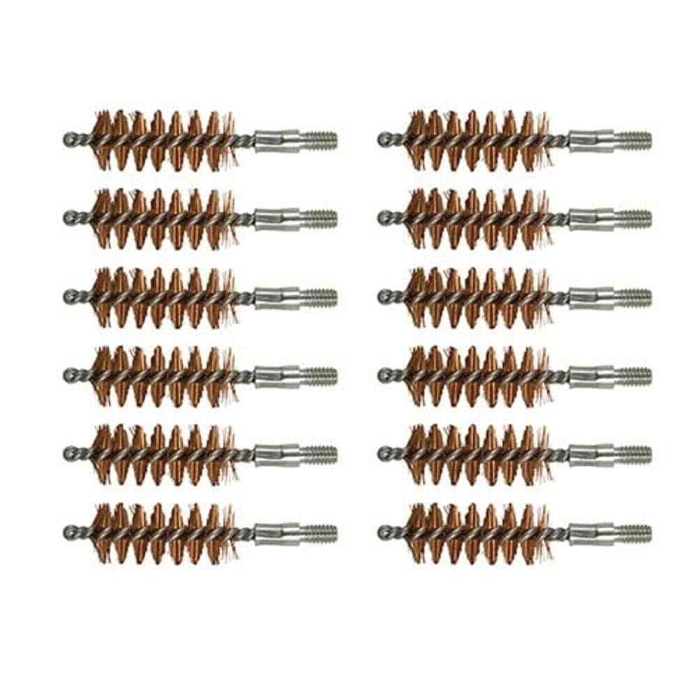 Brownells .475 Cal/.480 Ruger #8-32 Male Standard Line Bore Brush, Pack of 12